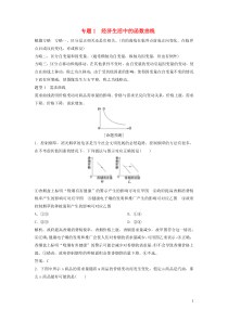 （新课标）2020年高考政治一轮总复习 微专题提升系列 专题1 经济生活中的函数曲线教案