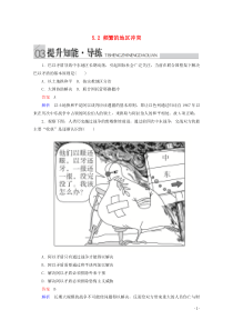 2019-2020学年高中历史 专题五 烽火连绵的局部战争 5.2 频繁的地区冲突提升知能导练 人民