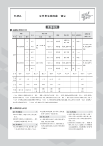 （课标Ⅲ）2020版高考语文一轮复习 专题五 文学类文本阅读 散文教师用书（PDF，含解析）