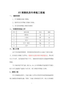 AEI房屋冬 期施工方案1