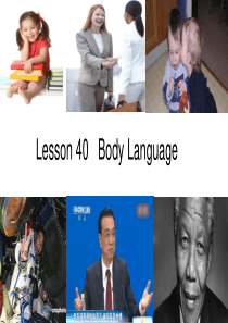 冀教版英语八年级下册--Unit-7--Lesson-40《Body-language》(共26张P