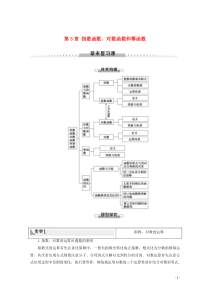 2019-2020学年高中数学 第3章 指数函数、对数函数和幂函数章末复习课讲义 苏教版必修1