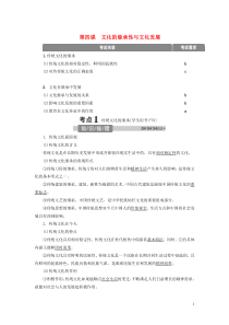 （浙江选考）2021版新高考政治一轮复习 第二单元 文化传承与创新 2 第四课 文化的继承性与文化发