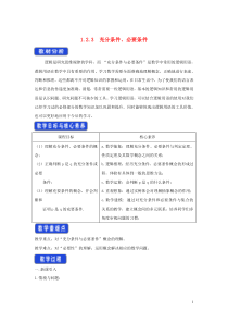 2019-2020学年新教材高中数学 第一章 集合与常用逻辑用语 1.2.3 充分条件、必要条件教学