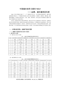 中国城市竞争力报告 5