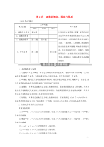 （江苏专用）2020版高考数学二轮复习 专题一 集合、常用逻辑用语、不等式、函数与导数 第2讲 函数