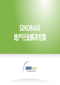 SINOBASE地产行业解决方案