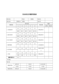 日化企业行政文员关键绩效考核指标表