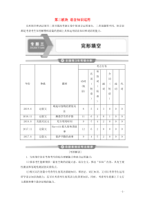 （浙江专用）2020高考英语二轮复习 专题三 完形填空 第一讲 词汇篇教案