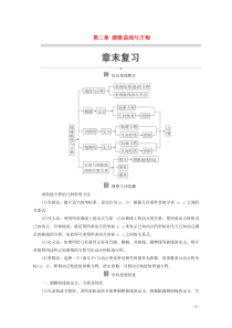 2019-2020学年高中数学 第二章 圆锥曲线与方程章末复习讲义 新人教A版选修2-1