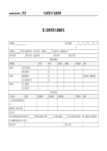 某工业研究所人事副所长绩效考核指标