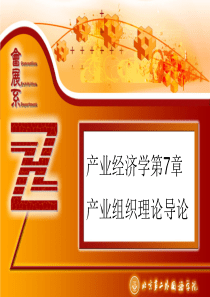 产业经济学第7章产业组织理论导论