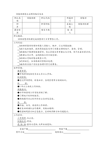 销售助理岗位说明书编写范本