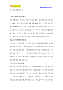 学习英语的基础知识