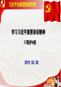 学习习近平最新重要讲话精神(2019)