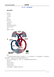 中医执业医师内科学讲义：循环系统疾病