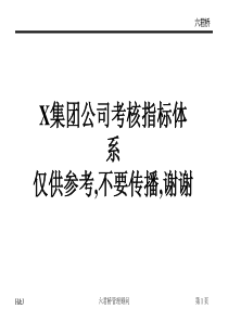 绩效考核指标仅参考