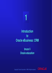 Oracle CRM 解决方案