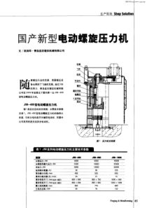 国产新型电动螺旋压力机-随蓁薹