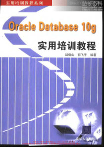 Oracle Database 10g实用培训教程1