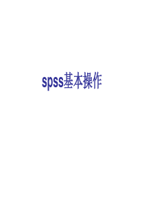 SPSS课件详解