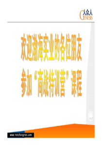 卓越执行—商战特训营课程(渤海实业)