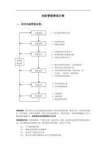 风险管理方案