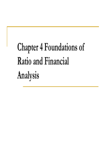 Chapter4Foundationsofratioandfinancialanalysis