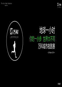 地球一小时城市夜跑-执行案