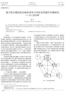 基于钻石理论的会展业竞争力评价及其提升对策研究_以上海为例