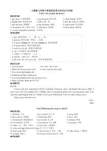 (完整版)新人教版英语七年级下册各单元知识点汇总