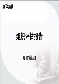 新华集团组织评估报告（PPT 108页）