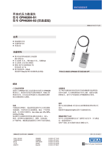 手持式压力数显仪型号cph6200-s1型号cph6200-s2(%通道版)