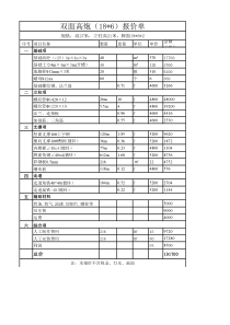 双面高炮-x-报价单