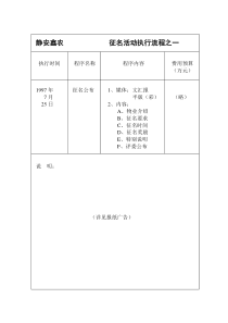 征名活动执行-方案