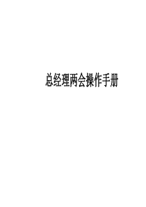 总经理两会操作手册