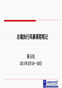 总裁执行风暴学习材料汇集