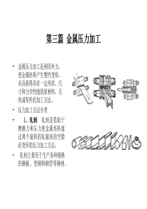 材料成形技术课件-3金属压力加工