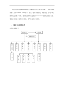 消火栓组织设计方案