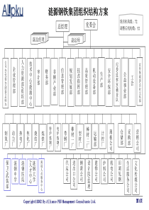 涟源钢铁集团组织结构方案