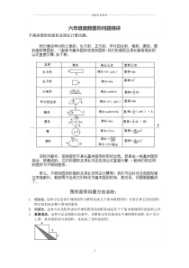 小学奥数之图形面积问题精编版