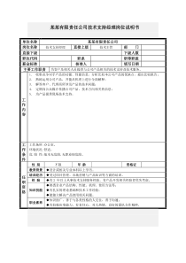 技术支持经理如何做的心得