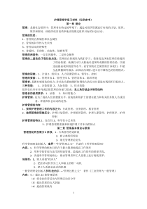 护理管理学复习材料