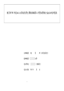 教育部98年度私立大专校院学生事务与辅导工作暨经费执行成效访视评