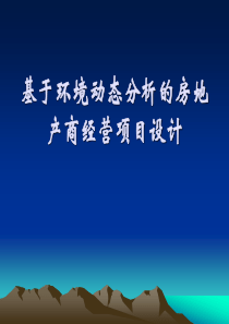 一个中等规模的浙江房地产商的经营项