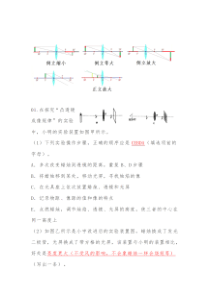 中考光学实验-透镜