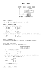 中考数学考点讲解：一次函数