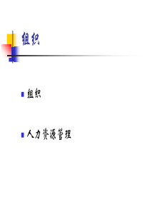 第6、7章 组织 人员配备