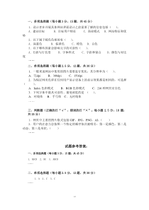 网站界面(UI)设计-期末考试复习题-电大-开放大学