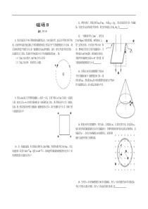 高二物理奥赛培训系列练习-磁场B